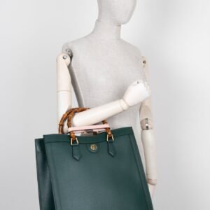 GUCCI Diana Tote Bag Green | AlmaBagz