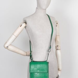 GUCCI GG Embossed Bag Green | AlmaBagz