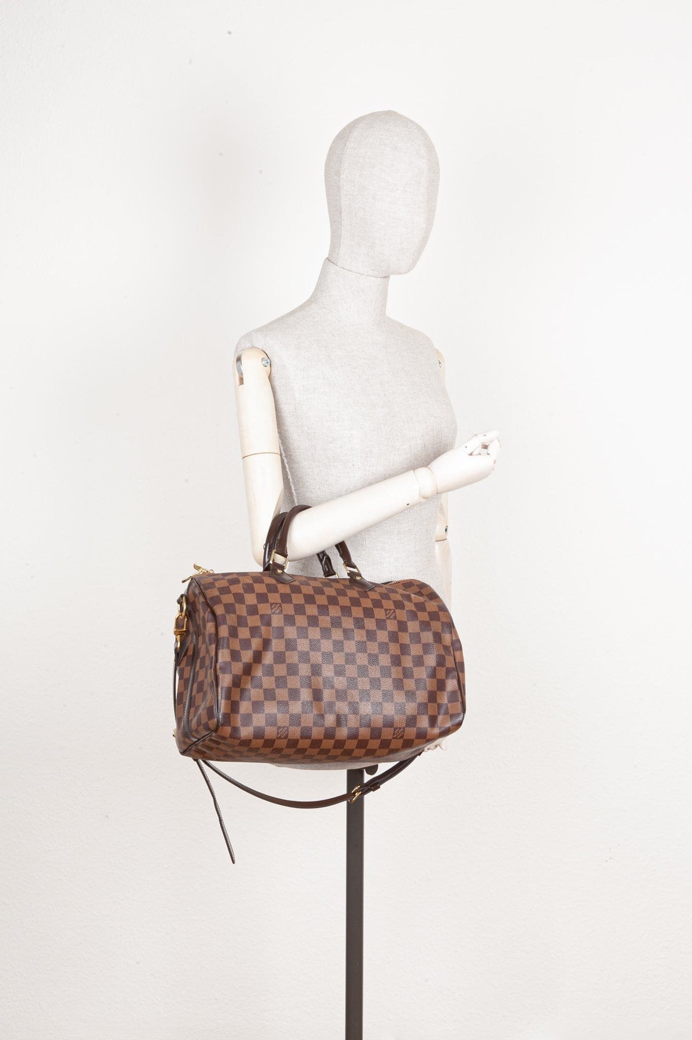 LOUIS VUITTON Speedy 35 Damier Ebene 2018 | AlmaBagz