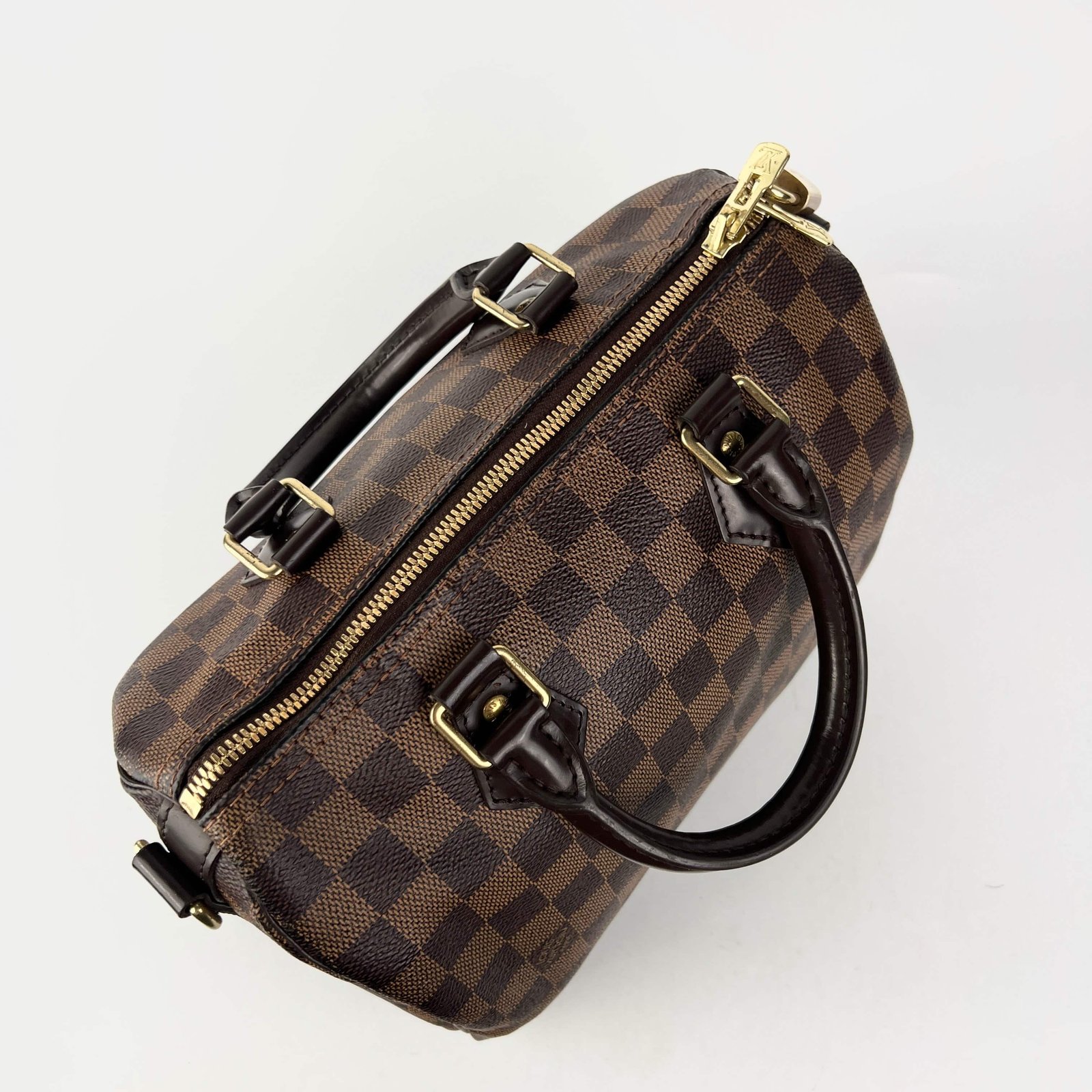 Louis Vuitton Speedy 25 Bandoulliere Damier Eben | AlmaBagz - Image 10