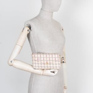 LOUIS VUITTON Pochette Felicie Bag Damier Azur Studs | AlmaBagz