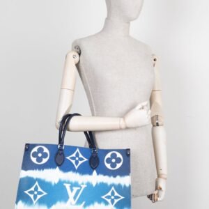 LOUIS VUITTON OnTheGo GM Blue Escale | AlmaBagz