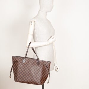 LOUIS VUITTON Neverfull MM Damier Ebene | AlmaBagz