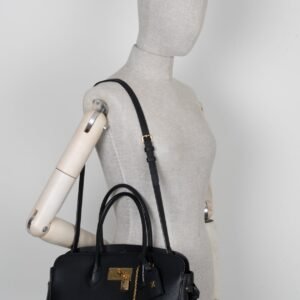 LOUIS VUITTON Milla MM Handbag Black | AlmaBagz