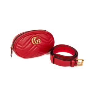 Gucci Marmont Matelassé Leather Belt Bag | AlmaBagz