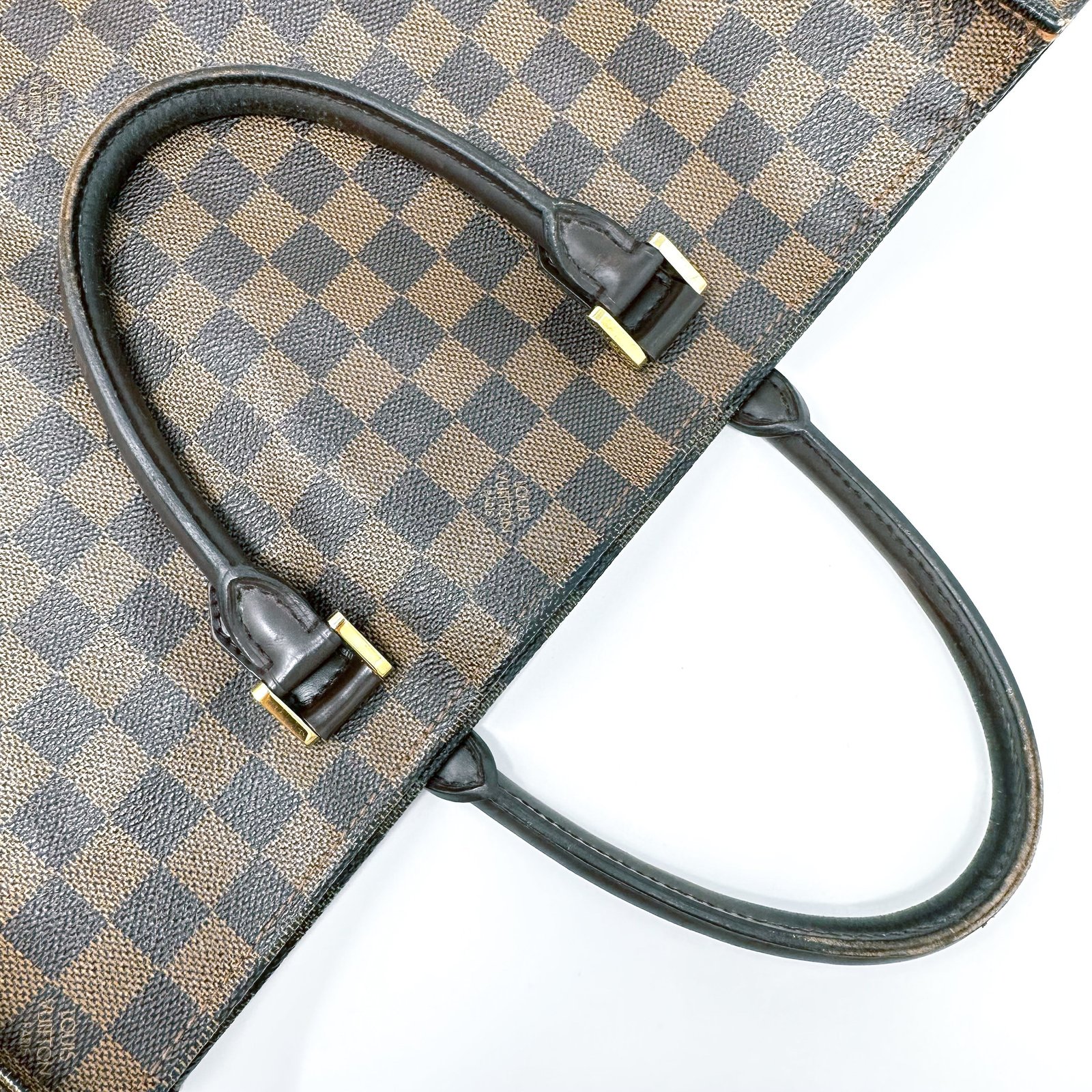 Louis Vuitton Sac Plat Damier Ebene Bag Vintage | AlmaBagz - Image 2