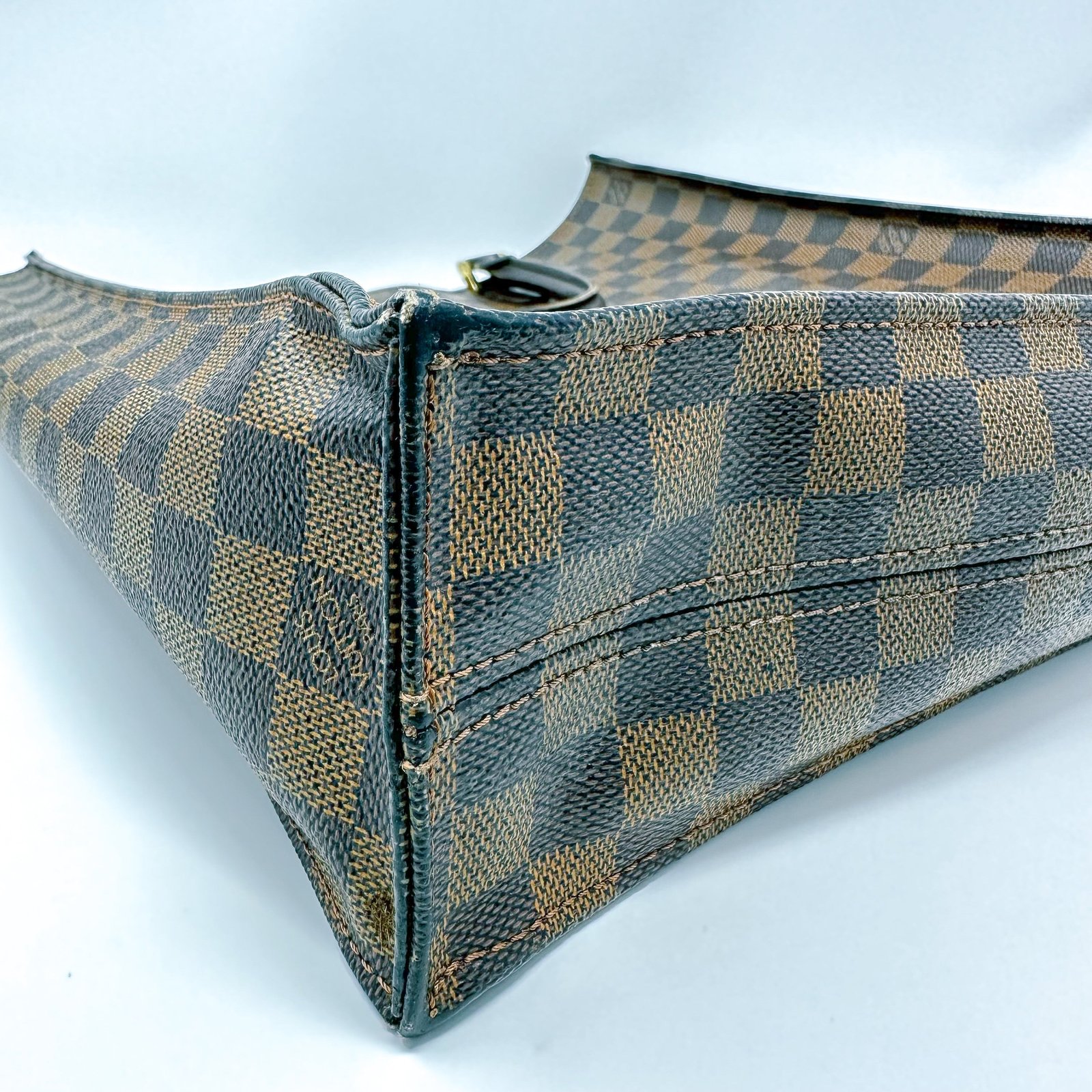 Louis Vuitton Sac Plat Damier Ebene Bag Vintage | AlmaBagz - Image 3