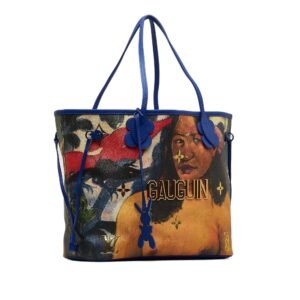 LOUIS VUITTON 2017 Masters Collection Neverfull Jeff Koons Gauguin MM Tote Bag | AlmaBagz