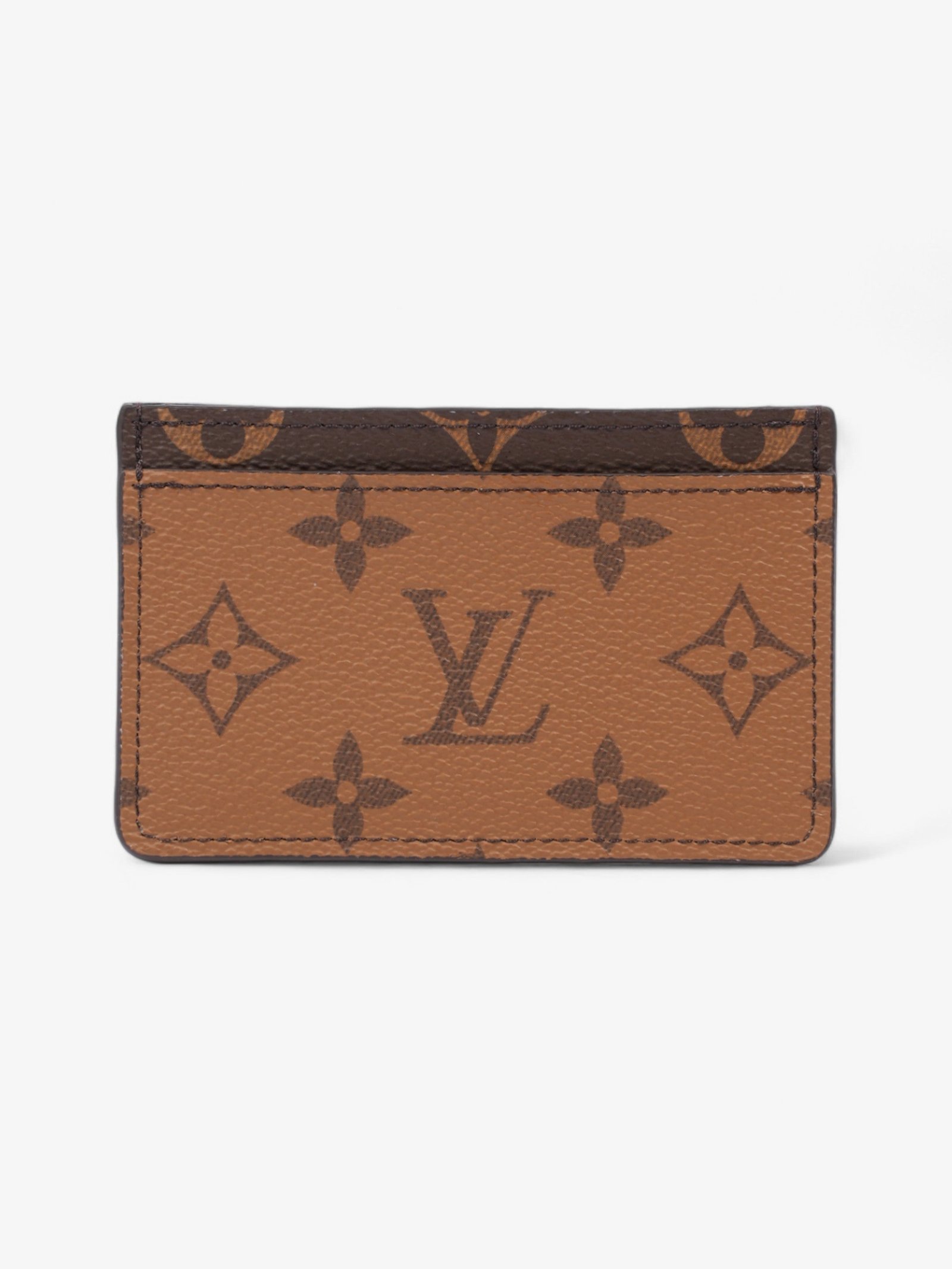 Louis Vuitton Card Holder Reverse Monogram Coated Canvas | AlmaBagz