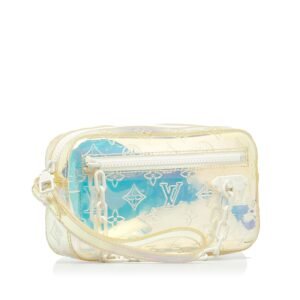 LOUIS VUITTON Monogram Prism Pochette Volga Pouch | AlmaBagz