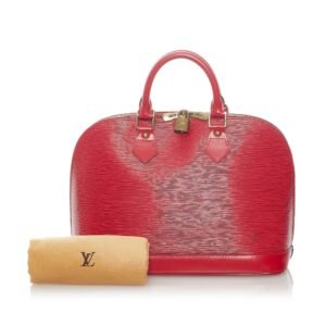 Louis Vuitton Alma PM Red Epi | AlmaBagz