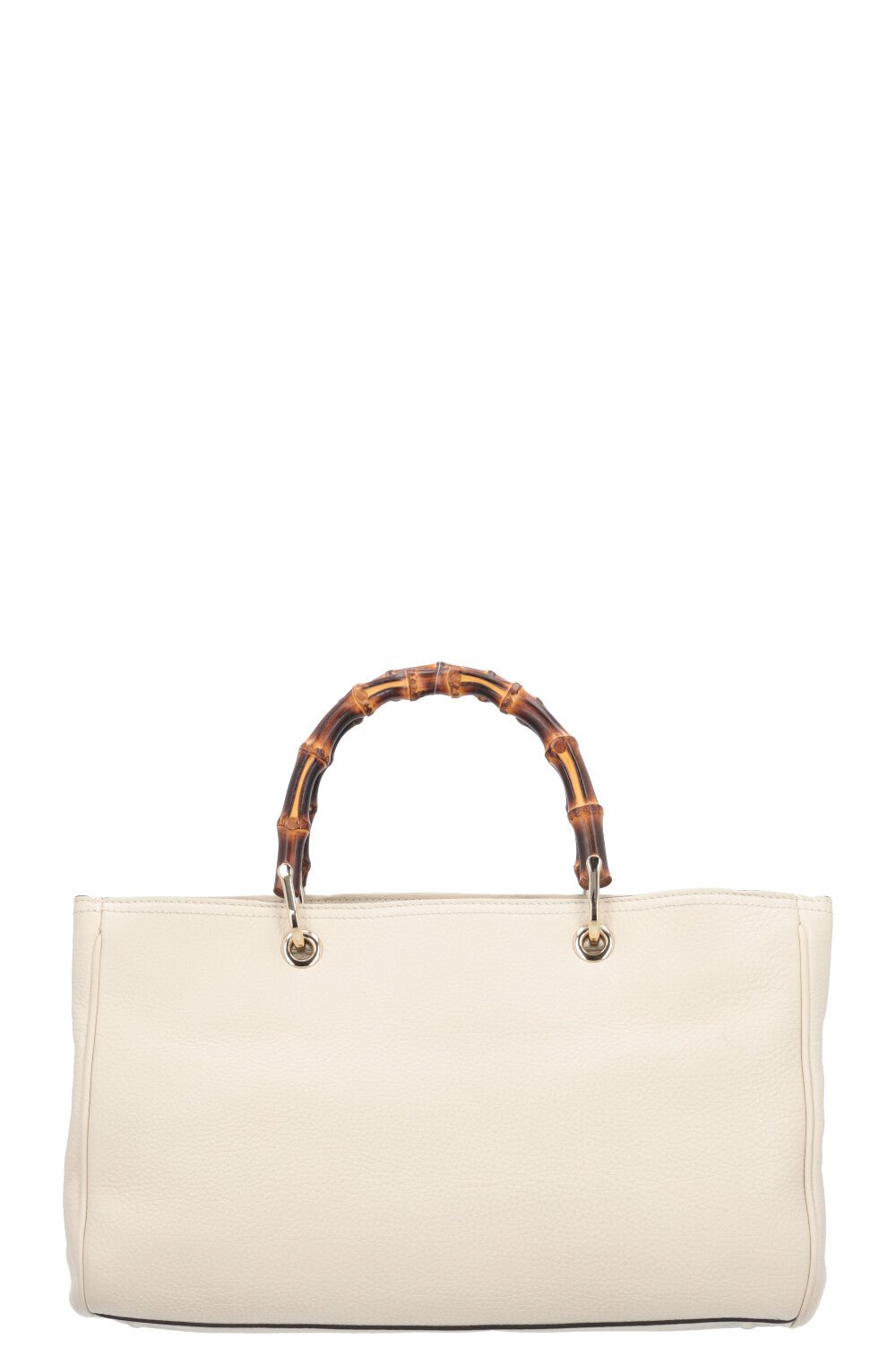 GUCCI 2 Way Bamboo Tote Ivory | AlmaBagz - Image 8