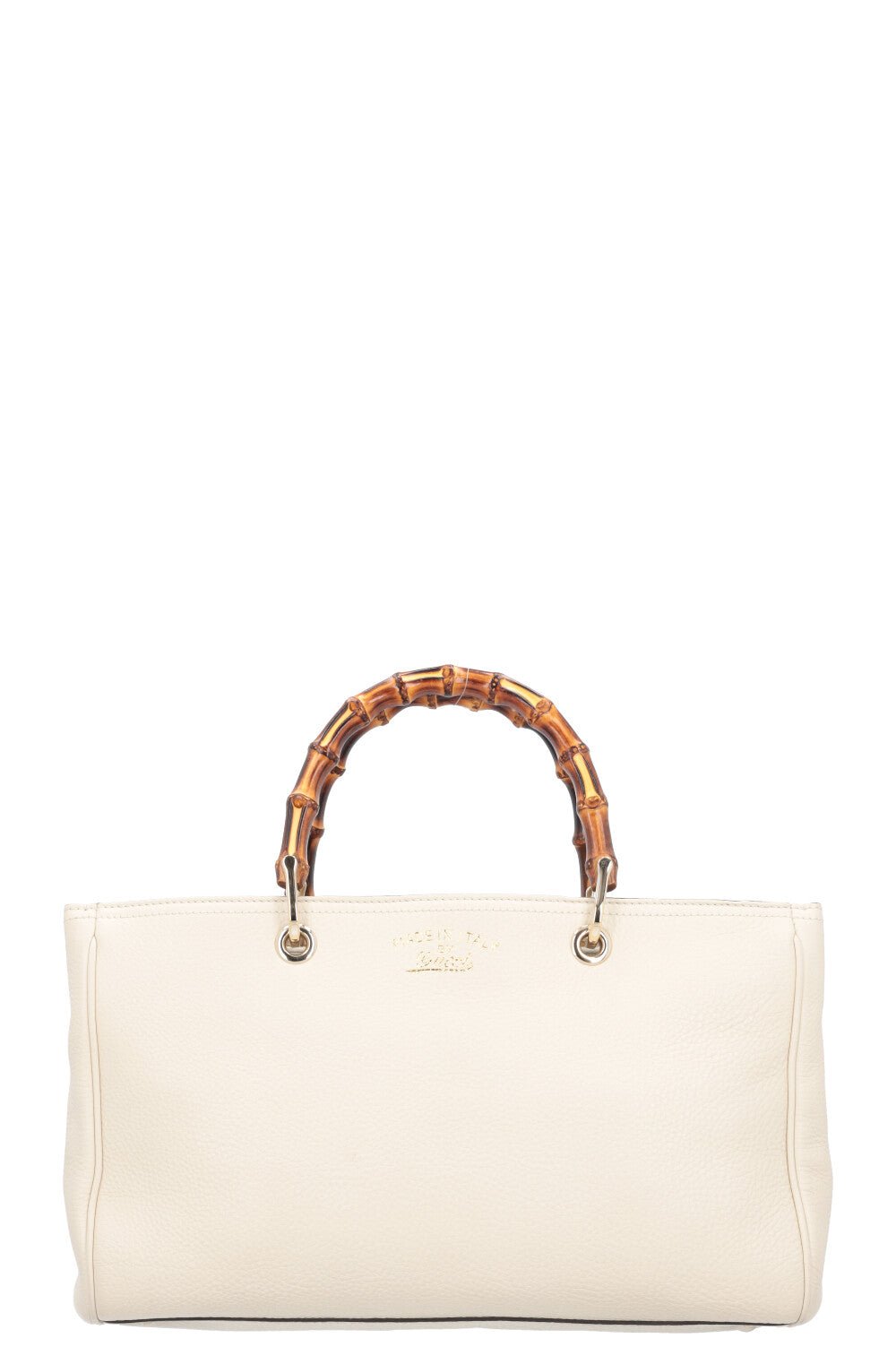 GUCCI 2 Way Bamboo Tote Ivory | AlmaBagz - Image 24
