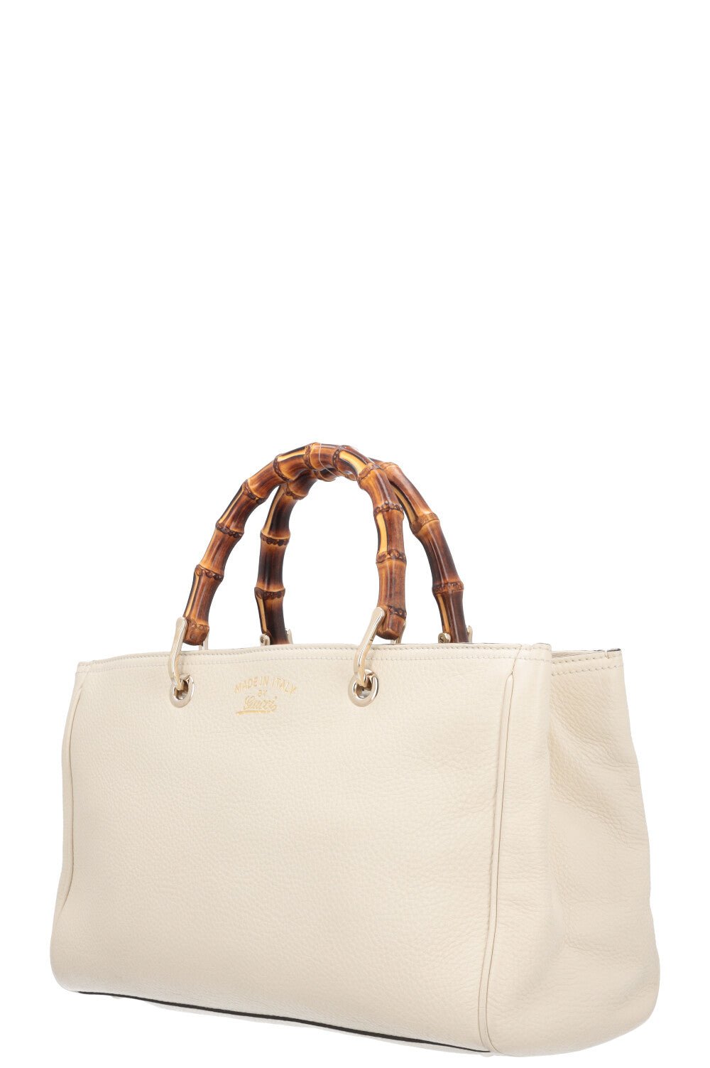 GUCCI 2 Way Bamboo Tote Ivory | AlmaBagz - Image 11