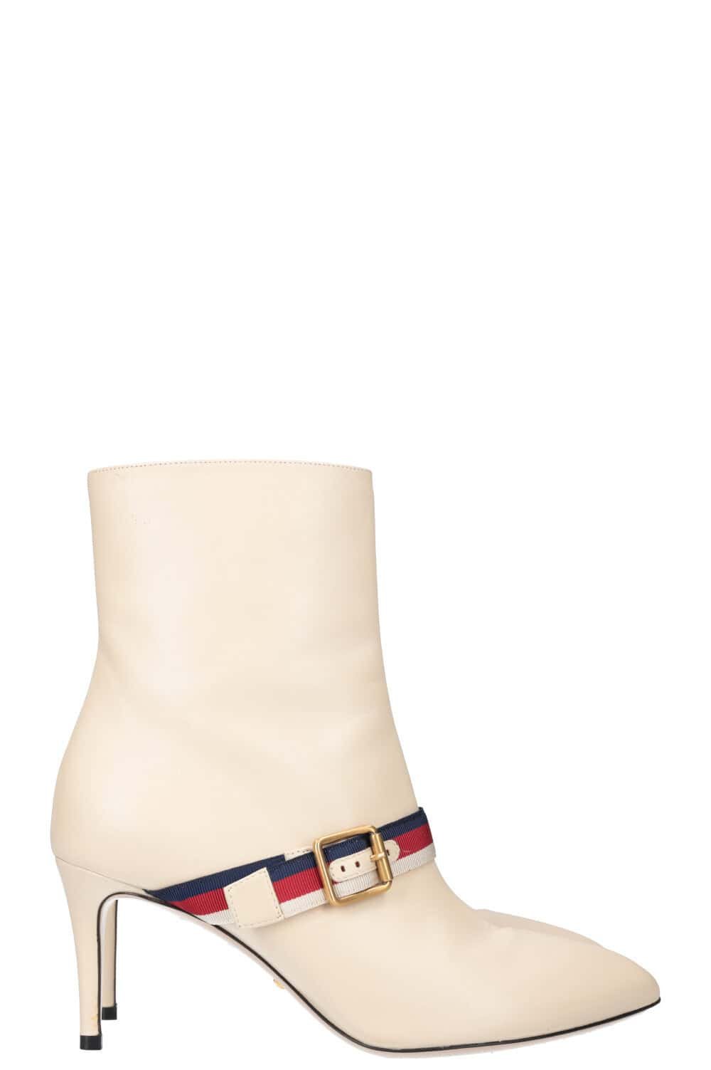 GUCCI Sylvie Boots Ivory | AlmaBagz