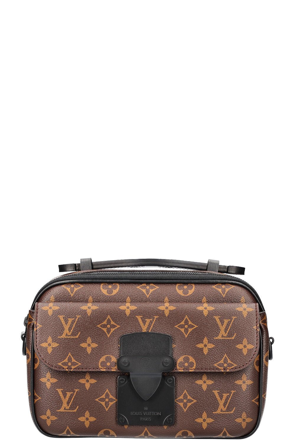 LOUIS VUITTON S Lock Messenger Bag Macassar Canvas | AlmaBagz - Image 5
