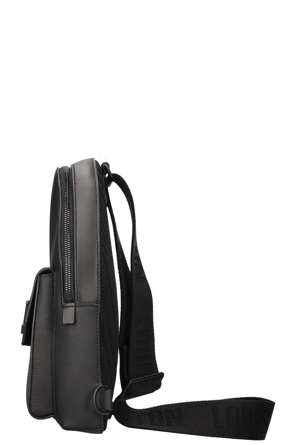 LOUIS VUITTON Pilot Sling Bag Leather Black | AlmaBagz - Image 4