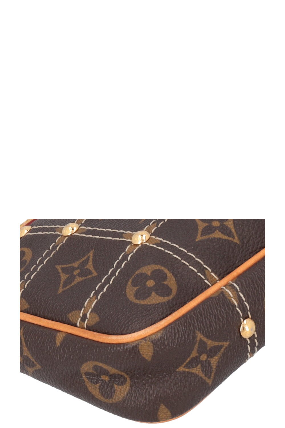 LOUIS VUITTON Quilted Rivet Pochette MNG Canvas | AlmaBagz - Image 8