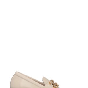 GUCCI Loafers Leather White | AlmaBagz