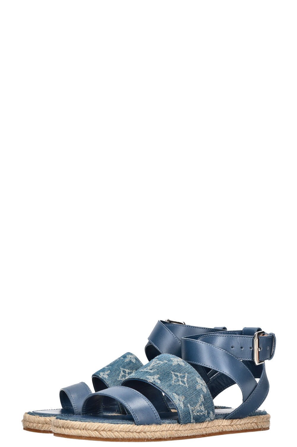 LOUIS VUITTON Sandals MNG Denim Blue | AlmaBagz - Image 4