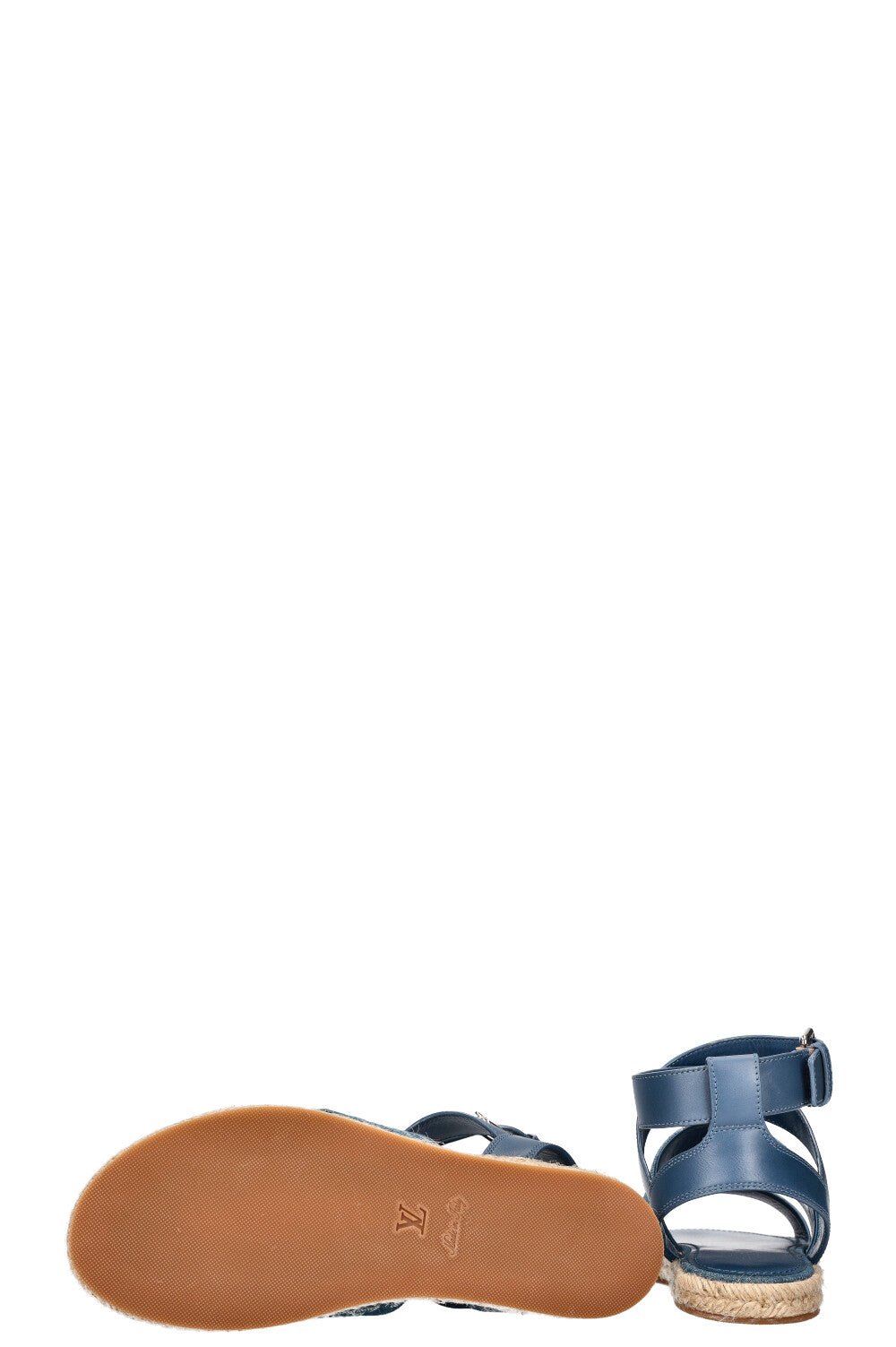 LOUIS VUITTON Sandals MNG Denim Blue | AlmaBagz - Image 7