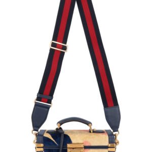 GUCCI Savoy Vanity Case Bag Navy Beige | AlmaBagz