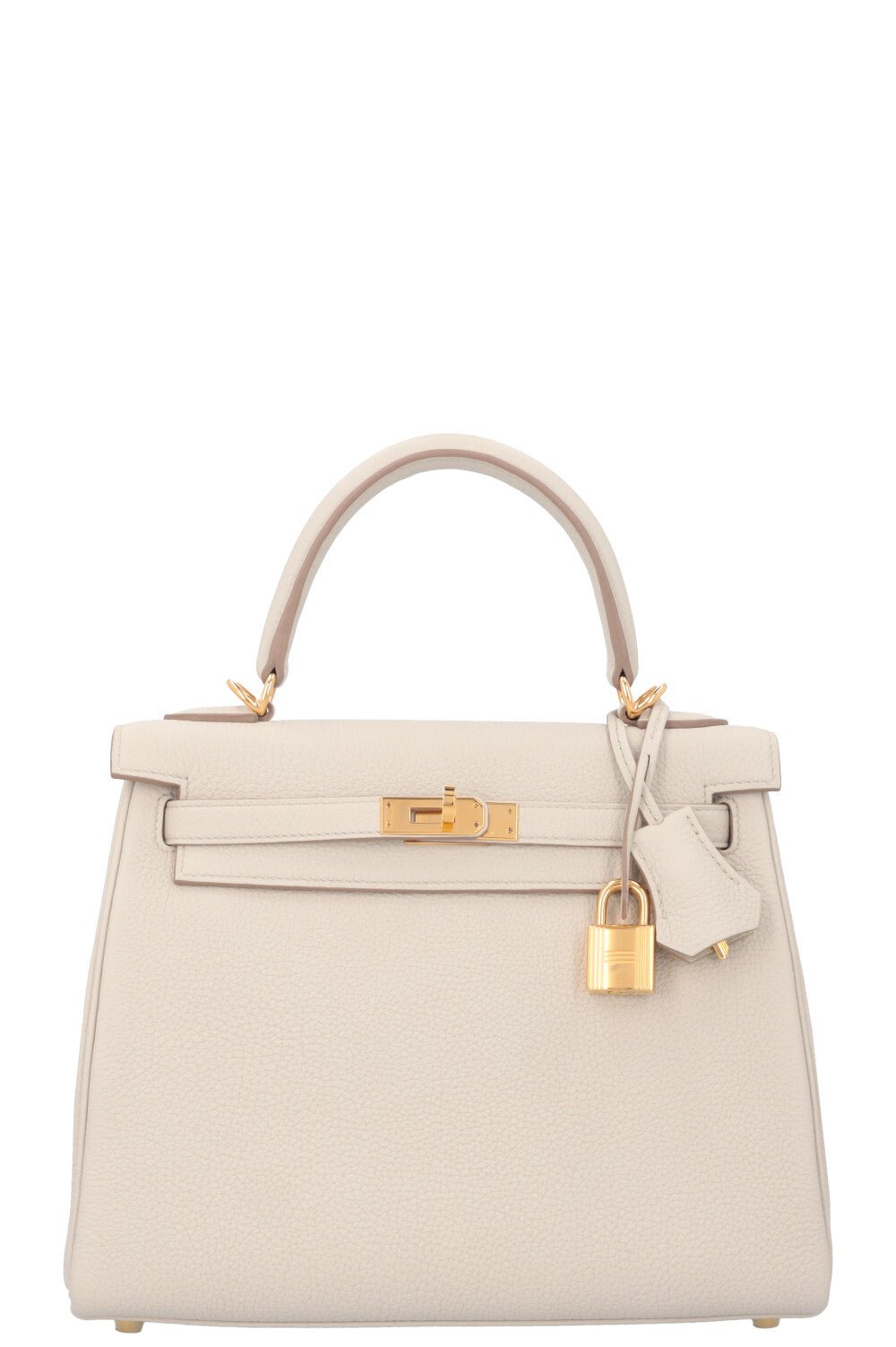 HERMES Kelly 25 Togo Beton | AlmaBagz - Image 13