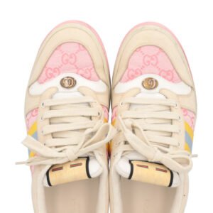 GUCCI GG Screener Sneakers Pink Ivory | AlmaBagz