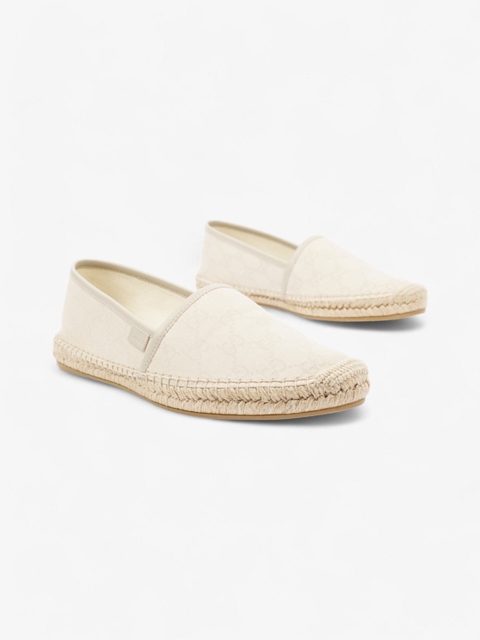 Gucci GG Espadrille Beige Canvas EU 39 UK 6 | AlmaBagz
