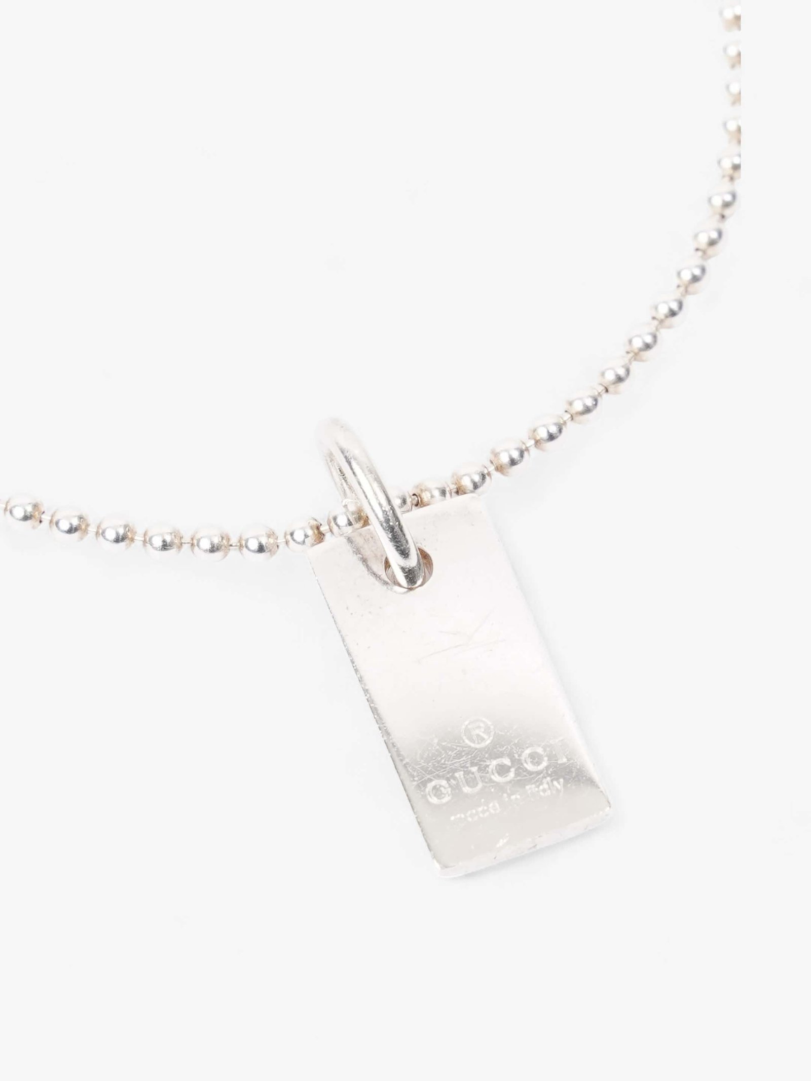 Gucci Tag Bracelet Silver Silver Sterling | AlmaBagz