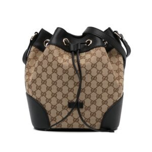 Gucci Bucket Bag Brown GG Canvas | AlmaBagz