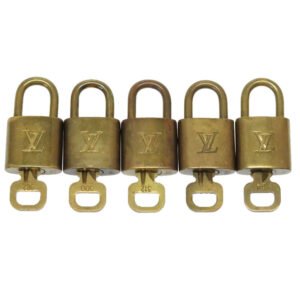 LOUIS VUITTON Cadena metal gold 5-piece set B rank cadena padlock padlock | AlmaBagz