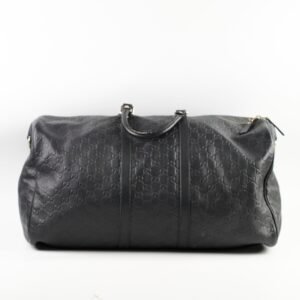 Gucci Leather Duffle Black | AlmaBagz