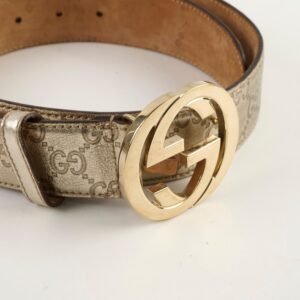 Gucci Gold Belt Size 85 | AlmaBagz