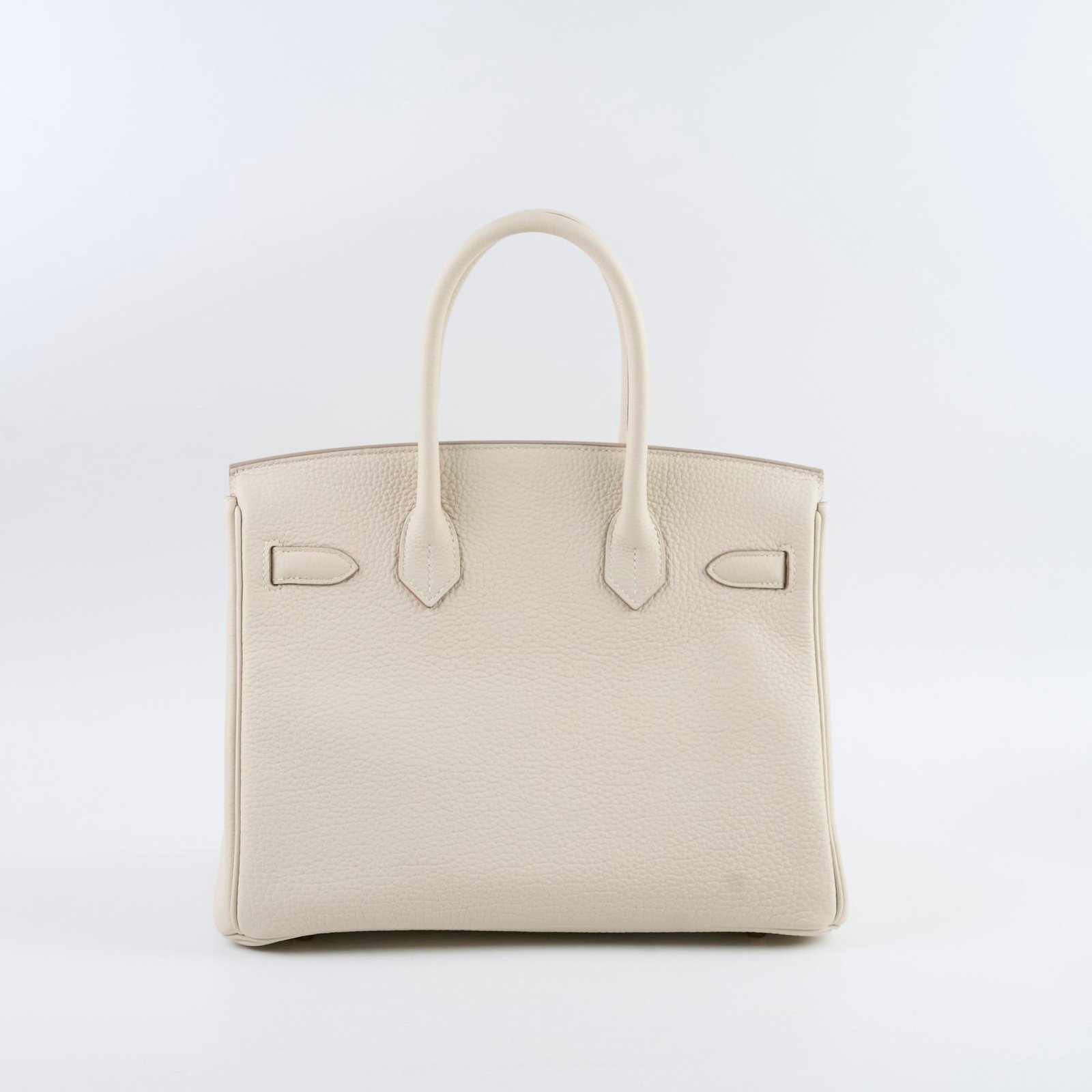 Hermes Birkin 30 Craie Rose Gold Z Stamp | AlmaBagz