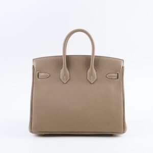 Hermes Birkin 25 Togo Etoupe W Stamp | AlmaBagz