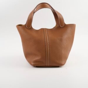 Hermes Picotin 22 Gold X Stamp | AlmaBagz