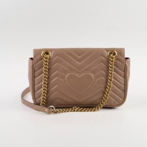 Gucci Small Marmont Bag Dusty Pink | AlmaBagz