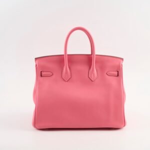 Hermes Birkin 25 Swift Rose Azalee (A Stamp 2017) | AlmaBagz