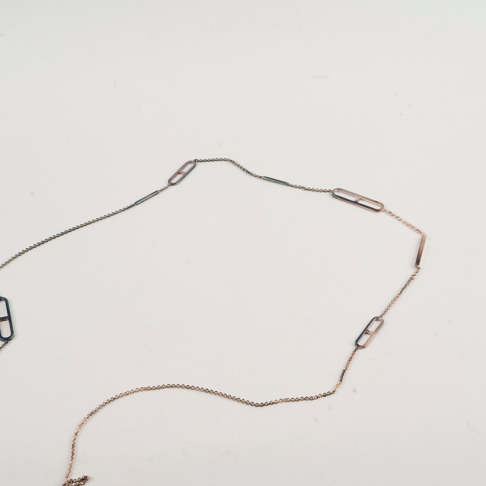 Hermes Ever Chaine' Dancre Long Necklace | AlmaBagz