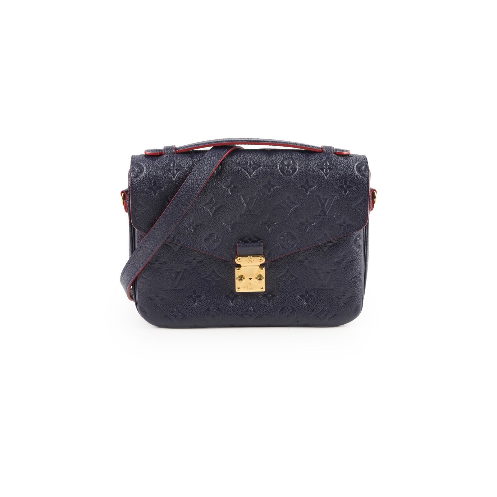 Louis Vuitton Pochette Metis Navy Empreinte | AlmaBagz - Image 13