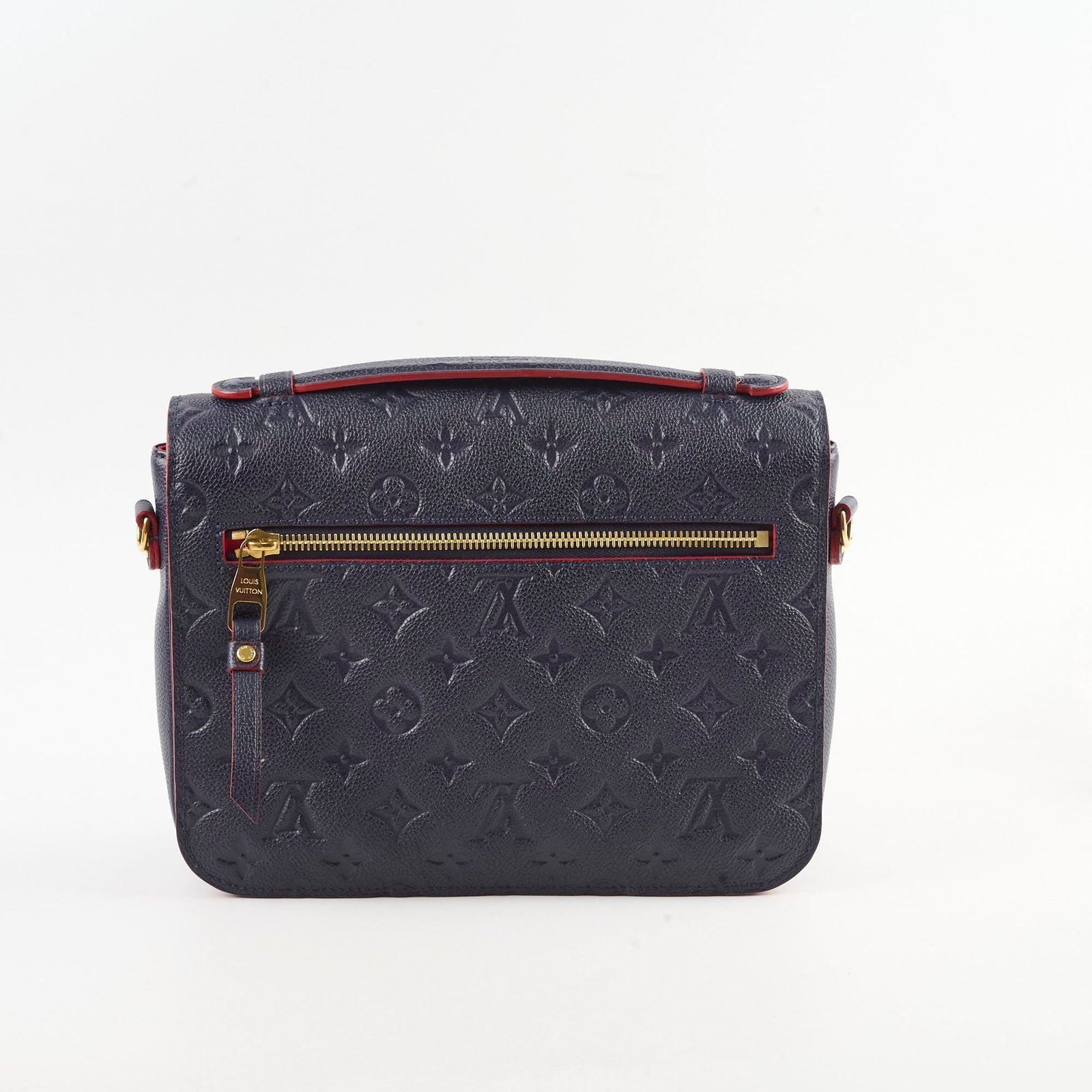 Louis Vuitton Pochette Metis Navy Empreinte | AlmaBagz