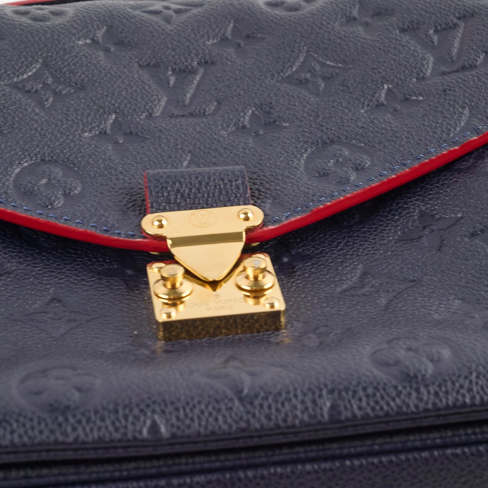 Louis Vuitton Pochette Metis Navy Empreinte | AlmaBagz - Image 12