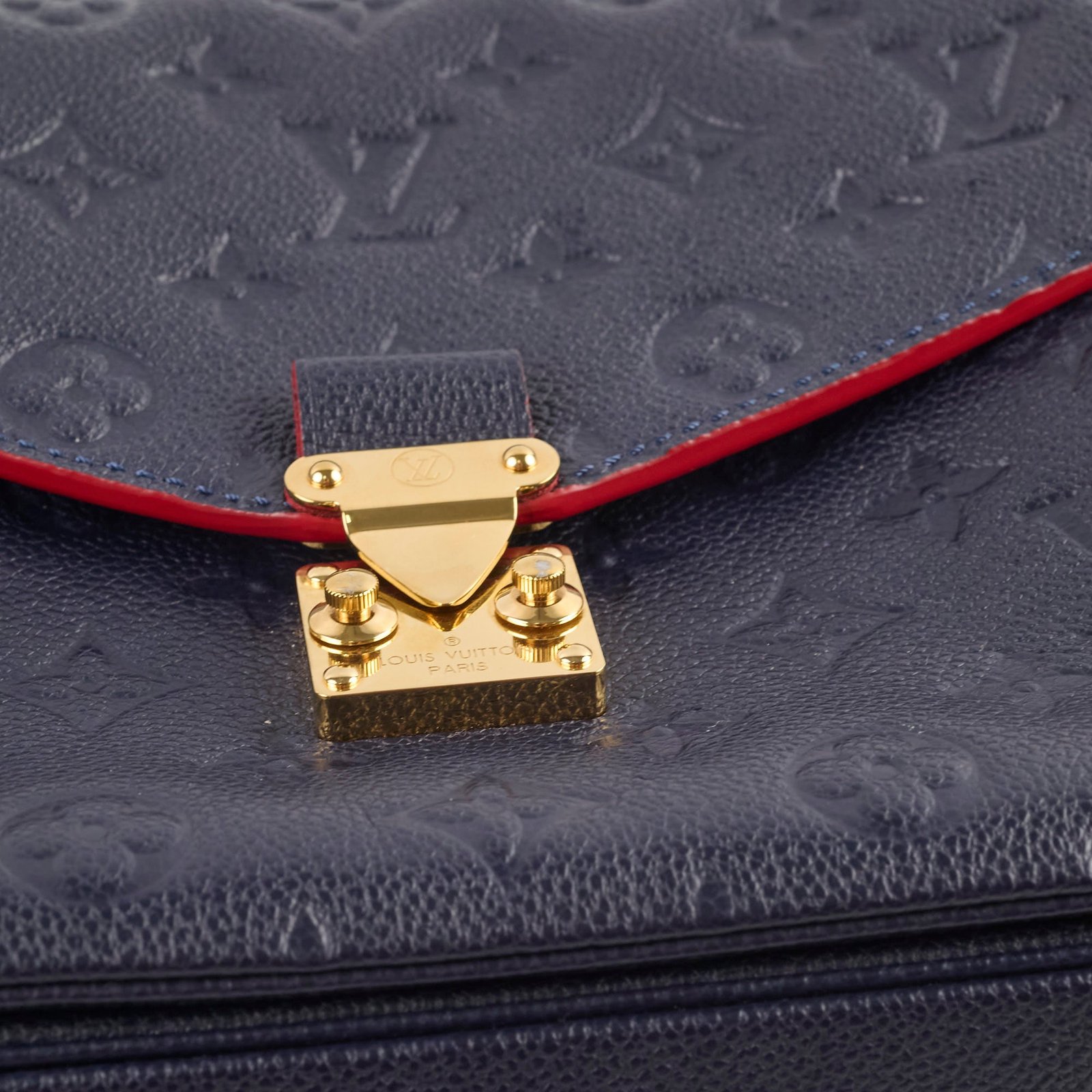 Louis Vuitton Pochette Metis Navy Empreinte | AlmaBagz - Image 11