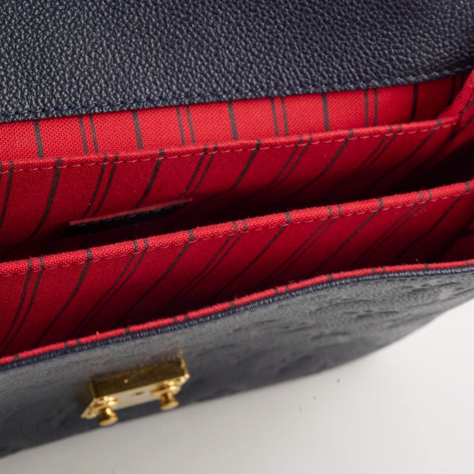 Louis Vuitton Pochette Metis Navy Empreinte | AlmaBagz - Image 5