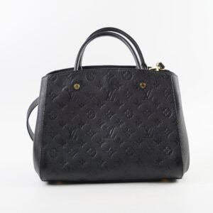 Louis Vuitton Montaigne MM Empreinte Black | AlmaBagz