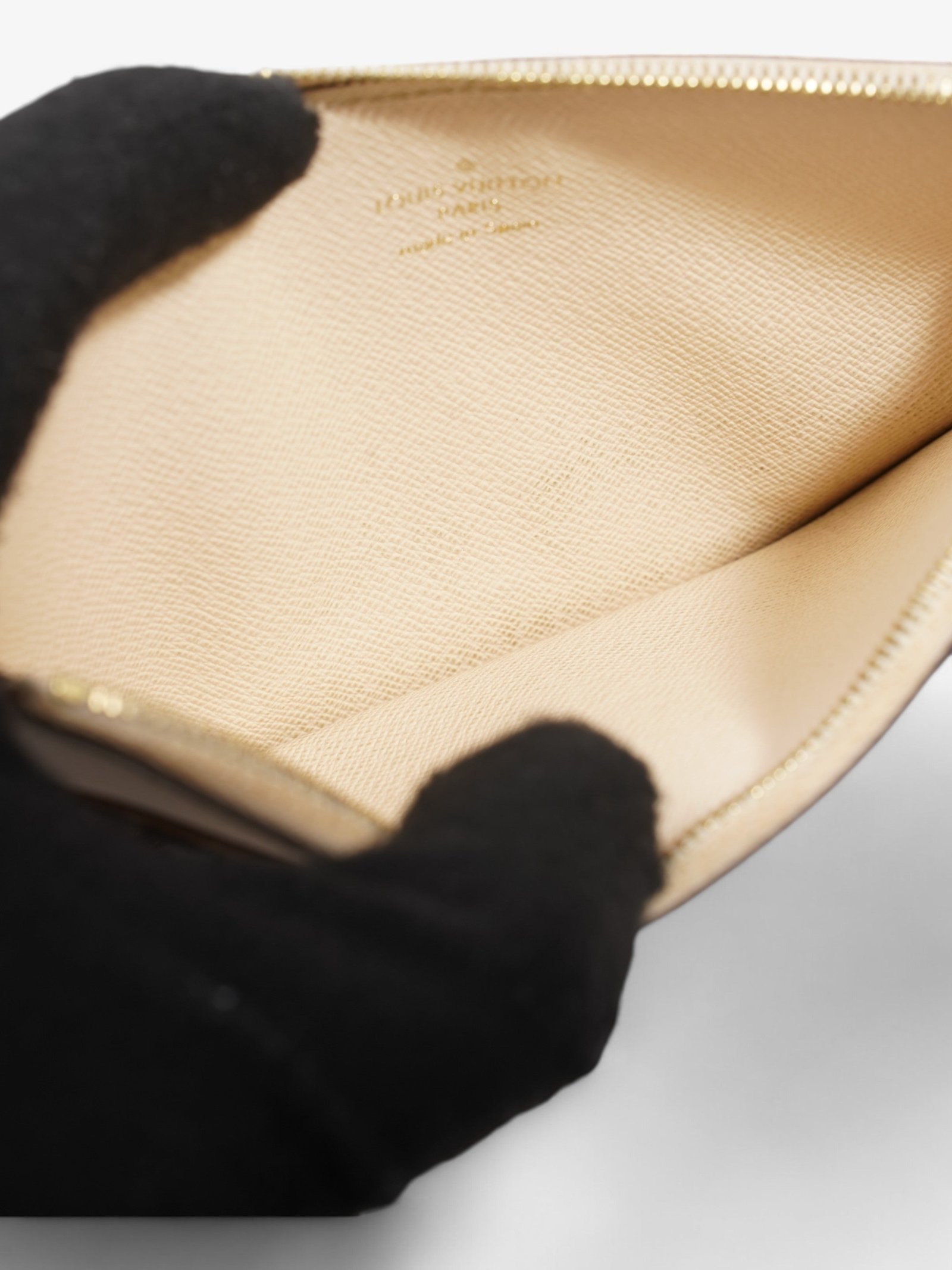 Louis Vuitton Slim Purse Damier Ebene / Cream Canvas | AlmaBagz - Image 5