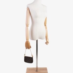 Louis Vuitton Pochette Accessoires Monogram Coated Canvas Mini | AlmaBagz