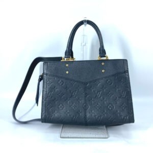 LOUIS VUITTON Handbag M54196 Monogram Ann Platt Leather Navy Monogram Ann Platt Three PM | AlmaBagz