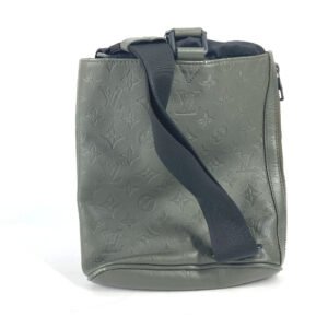 LOUIS VUITTON Shoulder Bag M44634 Monogram shadow leather khaki Monogram shadow Chalk sling bag mens Used | AlmaBagz